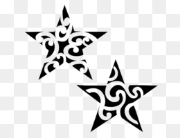 Behind Ear Tattoo Stars PNG Transparent Images Free Download