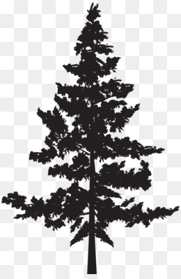 pine tree outline clip art