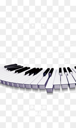 Piano Keyboard PNG - Wavy Piano Keyboard, Piano Keyboard 88. - CleanPNG /  KissPNG