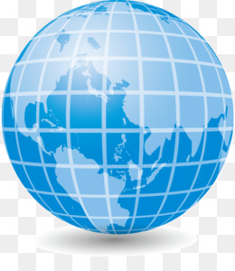 Abstract blue globe logo Royalty Free Vector Image