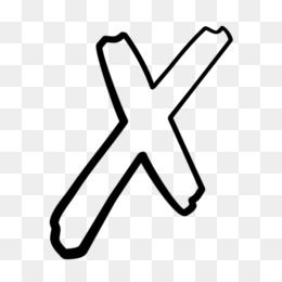 X - Book Black And White - CleanPNG / KissPNG
