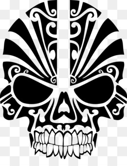 Tribal Skull PNG - Tribal Skull Sketches. - CleanPNG / KissPNG