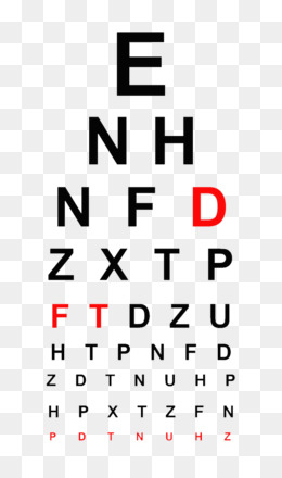 Eye Exam Letter Chart