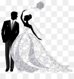 Bride And Groom Silhouette Png And Bride And Groom Silhouette
