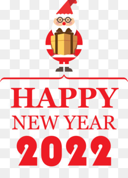 Transparent New Year 2022 with Gift Boxes