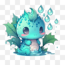 Premium Photo  A kawaii baby dragon cute bright and colorful 3d render  animation adorable dragon baby with large eyes and realistic scales in his  natural habitat digital art style illustration painting